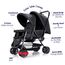Teknum Double Stroller Combo 6–36 Months 2 X 15Kg, Color: Black, 2 image