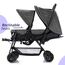 Teknum Double Stroller Combo 6–36 Months 2 X 15Kg, Color: Dark Grey, 4 image
