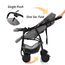 Teknum Trip Plus Stroller With Diaper Bag Combo 6–36 Months Up To 15Kg, Color: Grey, 5 image