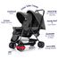 Teknum Twin Baby Stroller Combo Dark Grey 6–36 Months 2 X 15Kg, Color: Steel, 3 image