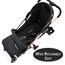 Teknum Explorer Travel Stroller With Sunveno Diaper Bag And Hooks Black 6–36 Months Up To 15Kg, Color: Black, 10 image