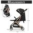 Teknum Explorer Travel Stroller With Sunveno Diaper Bag And Hooks Black 6–36 Months Up To 15Kg, Color: Black, 11 image