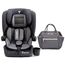 Teknum Pack And Go Foldable Car Seat With Ace Ivory Diaper Bag 9 Months–12 Years 9–36Kg, Color: Grey
