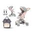 Teknum A1 Green Stroller With Sunveno Grey Diaper Bag 0–4 Years Up To 20Kg, Color: Rose, 2 image