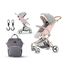 Teknum A1 Green Stroller With Sunveno Grey Diaper Bag 0–4 Years Up To 20Kg, Color: Rose, 4 image