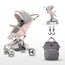 Teknum A1 Green Stroller With Sunveno Grey Diaper Bag 0–4 Years Up To 20Kg, Color: Rose, 5 image