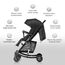 Teknum 2In1 Glide Stroller With Green Diaper Tote Bag Black 0–36 Months Up To 22Kg, Color: Black & Green, 9 image