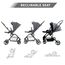 Teknum Stroll-1 Travel System With Reversible Stroller And Compacto Baby Car Seat Black 0–4 Years Up To 22Kg, Color: Grey, 6 image