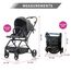 Teknum Stroll-1 Travel System With Reversible Stroller And Compacto Baby Car Seat Black 0–4 Years Up To 22Kg, Color: Grey, 9 image