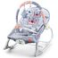 Teknum 3-In-1 Rocker Baby Seat & Recliner With Soothing Music Party Grey Up To 18Kg