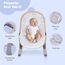 Teknum 3-Stage Baby Bouncer Recliner Seat With Mosquito Net 0-6 Months, 3 image