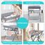 Teknum 4-In-1 Diaper Changing Table Organizer, 6 image