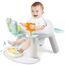 Teknum 2-In-1 Dining Chair And Toddler Play Seat With Pedal Piano White 4 Months+ Up To 10Kg
