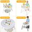 Teknum 4-In-1 Activity Jumper Feeding Chair Drawing Table & Playing Station With Musical Mat & Piano White 4+ Months, 6 image