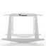 Teknum Wicker Pod Moses Basket Rocker Stand White New Zealand Pine Wood Up To 30Kg, 4 image