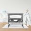 Teknum Twin Bed Side Fellow Crib 0–2 Years Up To 50Kg, Color: Light Grey, 8 image