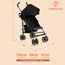 Teknum Eco Lite 2 Stroller With Cup Holder Black 6–36 Months Up To 15Kg Lightweight Foldable, 9 image