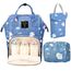 Sunveno Diaper Travel Kit With Usb Port And Changing Clutch 42X27X21Cm, Color: Blue