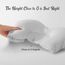 Sunveno Infant Head Shaper Wings Pillow, Color: White, 3 image