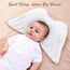 Sunveno Infant Head Shaper Wings Pillow, Color: White, 12 image