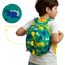 Sunveno Kids Backpack With Safety Harness 2-8 Years, Color: Green, 10 image