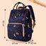 Sunveno Diaper Bag With Usb Charging Port And Changing Pad, Color: Navy Blue, 17 image