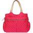 Sunveno Fashion Diaper Bag 17.7L With 15 Pockets And Shoulder Strap, Color: red