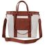 Sunveno La Mode Premium Diaper Bag 48Cm Large Capacity With 8 Pockets, Color: Brown