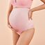 Sunveno High Waist Pregnancy Support Cotton Panties, Color: pink, Maternity Size: L, 2 image