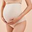 Sunveno High Waist Pregnancy Support Cotton Panties, Color: Skin, Maternity Size: L, 3 image