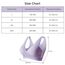 Sunveno Maternity Cross Fit Nursing & Sleep Bra, Color: Purple, Maternity Size: XL, 15 image
