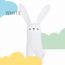 Sunveno Baby Comforting Rabbit Pillow, Color: White, 4 image
