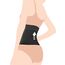 Sunveno Abdominal Support Maternity Cross Grip Belly Wrap, Color: Black, Maternity Size: L, 2 image