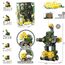 Little Story 5In1 Dinosaur Robot Transformation Vehicle 145Pcs, Color: Green, 3 image