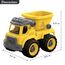 Little Story Cement Mixer Truck Toy, Color: Yellow & Black, 3 image