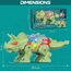 Little Story Electric Diy Gear Dinosaur Toy With Light And Sound, Color: Green, 4 image