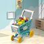 Little Story Role Play Market Shopping Cart Toy Set 56 Pcs, Color: Green, 6 image