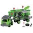 Little Story Kids Sanitation Truck Toy With 2 Mini Trucks, Color: Green
