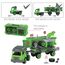 Little Story Kids Sanitation Truck Toy With 2 Mini Trucks, Color: Light Green, 2 image