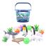 Little Story 17 Pcs Ocean World Bucket Set With Marine Animals And Ocean Ball Accessories