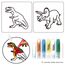 Little Story Diy Kids Art & Craft 3D Painting Set Dinosaur, 6 image