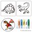 Little Story Diy Kids Art & Craft 3D Painting Set Dinosaur, 8 image