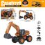 Little Story Simulation Inertial Engineering Excavator Toy Vehicle With Light And Sound, 3 image