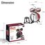 Little Story Kids Drum Set Musical Instrument With Stool, Color: red, 5 image