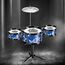 Little Story Kids Drum Set Musical Instrument, Color: Blue, 2 image
