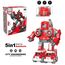 Little Story 5In1 Robot Transformation Fire Fighter Truck With Remote Red, Color: red, 4 image