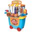 Little Story Role Play Bbq Station / Food Cart (33 Pcs) - Blue