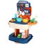 Little Story 2-In-1 Role Play Chef Kitchen Restaurant Toy Set School Bag 34 Pcs Blue, Color: Blue