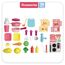 Little Story 2-In-1 Role Play Chef Kitchen Restaurant Toy Set School Bag 34 Pcs Blue, Color: pink, 5 image