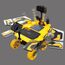 Little Story Diy Solar Mars Exploration Rover 46 Pcs Stem Series Blue, Color: yellow, 7 image